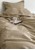 omhu - Percale bed linen 140x200 - Mud (200310019) thumbnail-4