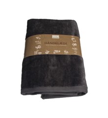 omhu - Velour Håndklæde 50x100 cm - Mørkegrå