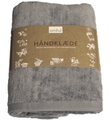 omhu - Frotté/Velour Towel 50x100 cm - Light grey (450100022)