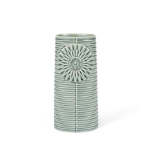 Dottir - Pipanella Vase Lines Oval - Grøn