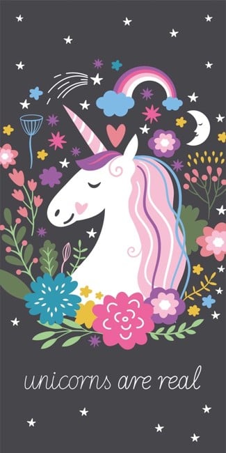 Towel - 70 x 140 cm - Unicorn (110041)