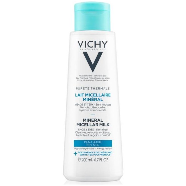 Vichy - Pureté Thermale Mineral Micellar Milk for Dry Skin 200 ml