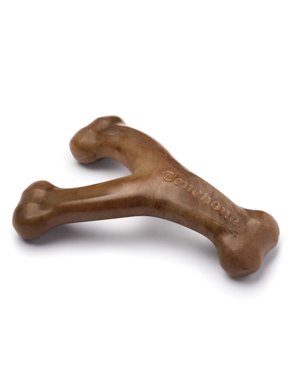 Benebone - WISHBONE -Kauwspeelgoed Voor harde bijters tot 14 kg - Smaak: Bacon - Maat S: 9 x 14 cm