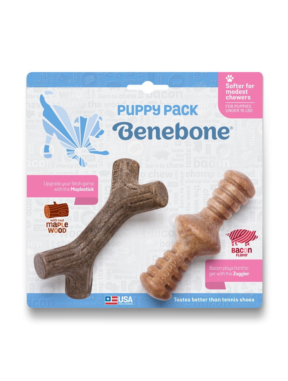 Benebone - Puppy 2-Pack (Maplestick&Zaggler) - (854111004705) - Kjæledyr og utstyr