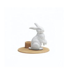 Dottir - Sweet Stories Candleholder - Hare Mustard (81112)