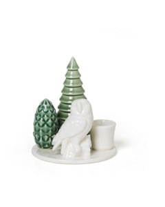 Dottir - Winter Stories Candleholder - Owl (91250)