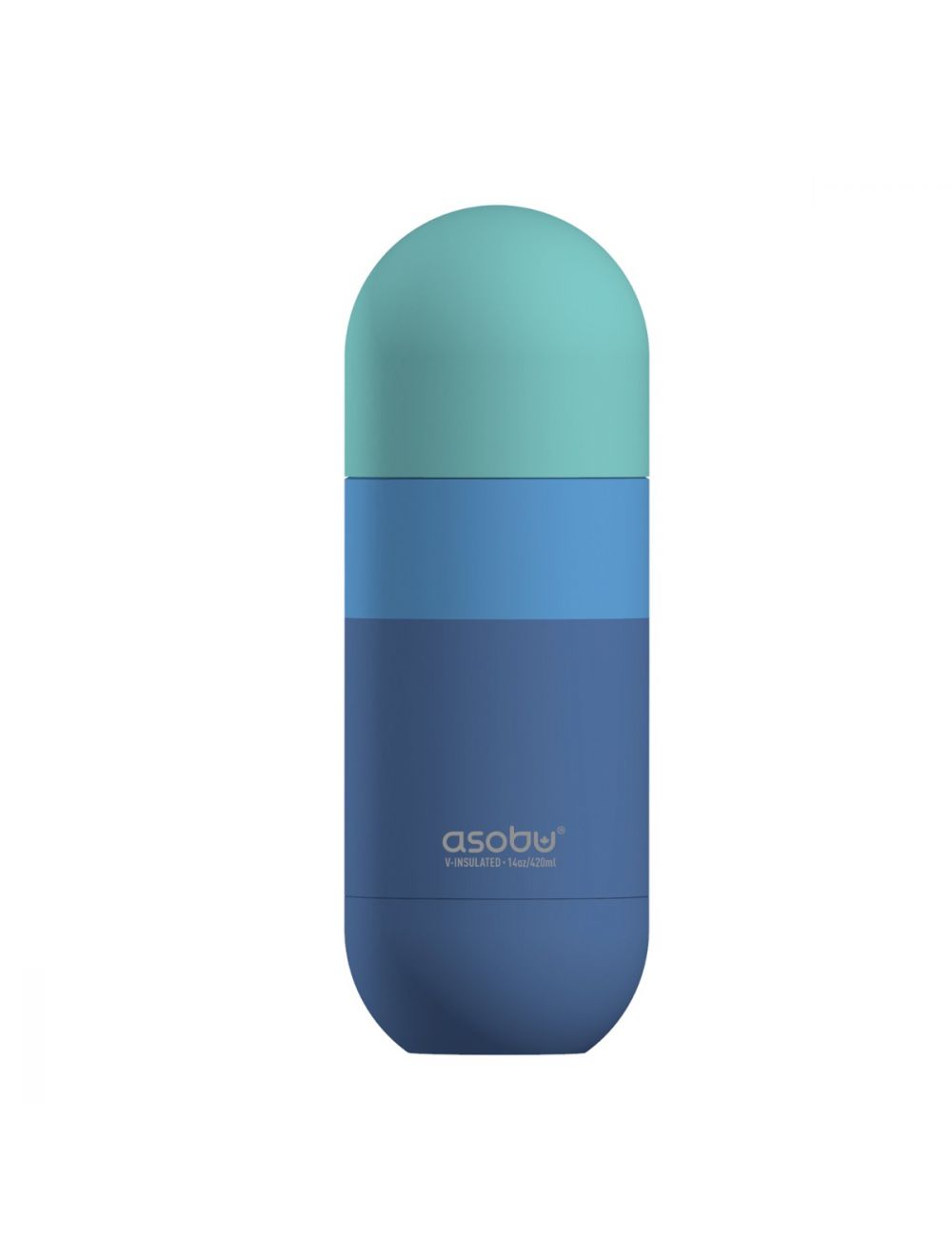 Asobu - Orb Drinkingbottle 400ml - Multi Pastel blue - (84259104365) - Hjemme og kjøkken