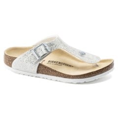 Birkenstock - GIZEH Børn Birko-Flor Smal - Cosmic Sparkle White