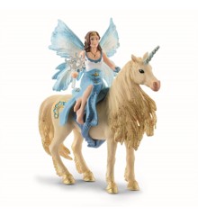 Schleich - Bayala - Eyela riding on golden unicorn (42508)
