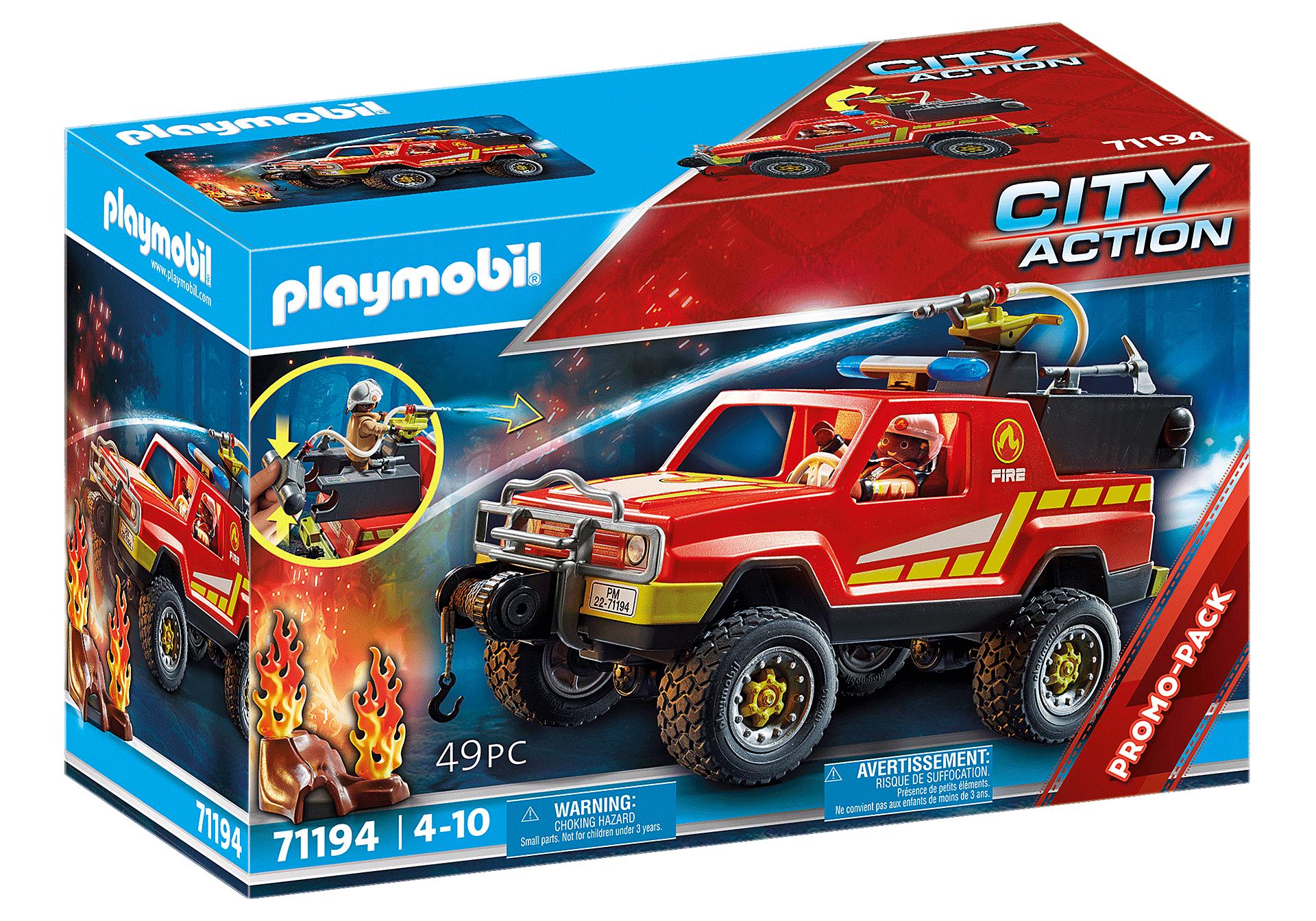 Spookachtig schelp bureau Koop Playmobil - Fire Rescue Truck (71194) - Gratis verzending
