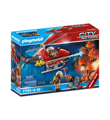 Playmobil - Fire Rescue Helicopter (71195)