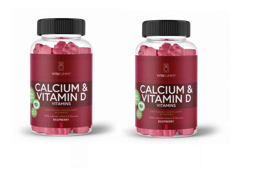 VitaYummy - Calcium + D vitamin 60 Pcs 2-Pak