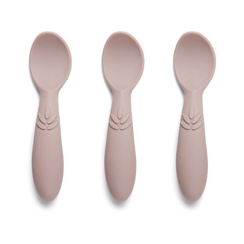 Nuuroo - Ella silicone spoon 3-pack - Woodrose