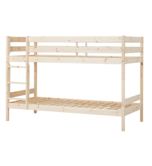 Hoppekids - ECO Comfort bunk bed 90x200 cm, Natural  + ECO Comfort Slats 90x200 cm