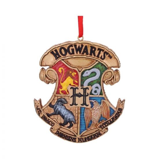 Harry Potter Hogwarts Crest Hanging Ornament 8cm - Fan-shop