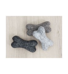 Wooldot - Toy Dog Bones - Charcoal Grey - 22x7x5cm - (571400400443)