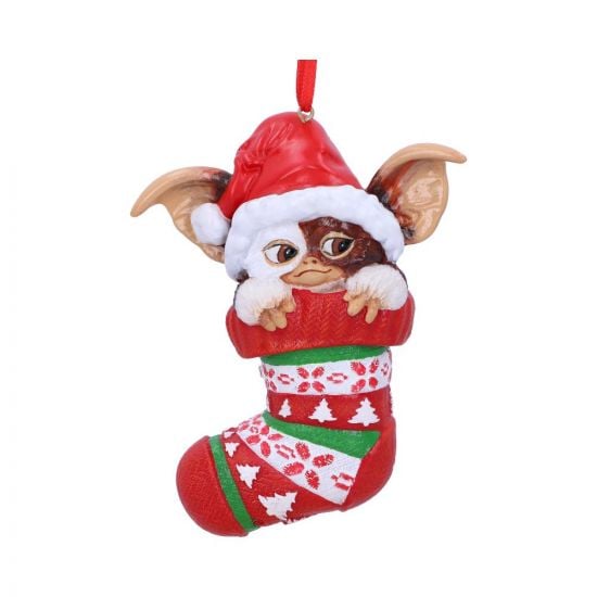 Gremlins Gizmo in Stocking Hanging Ornament 12cm - Fan-shop