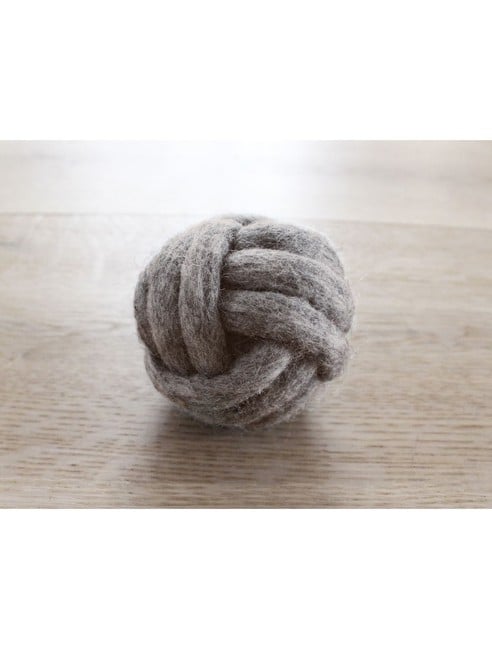 Wooldot - Knotted Dog Ball - Chestnut Brown - 8cm - (571400400472)