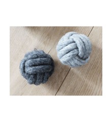 Wooldot - Knotted Dog Ball - Steel Grey - 8cm - (571400400473)