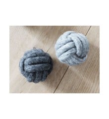 Wooldot - Knotted Dog Ball - Charcoal Grey - 8cm - (571400400474)
