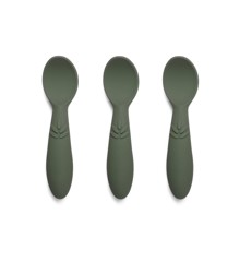 Nuuroo - Ella silicone spoon 3-pack - Dusty green