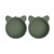 Nuuroo - Alex silicone deep plate 2-pack Koala - Dusty green thumbnail-1
