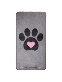 Pet Rebellion - Barrier Rug  - Paw Heart - 57x110cm - (622300256198)