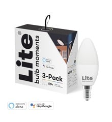 Lite bulb moments - white & color ambience (RGB) E14 bulb - 3-Pack
