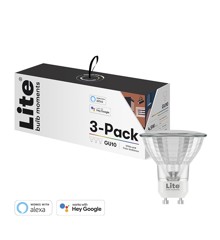 Lite bulb moments - white & color ambience (RGB) GU10 LED bulb - 3-Pack - S