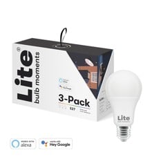 Lite bulb moments - white & color ambience (RGB) E27 bulb - 3-Pack