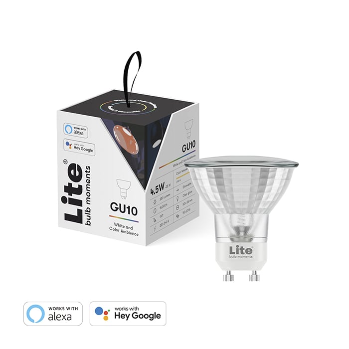 Lite bulb moments - white&color ambience (RGB) GU10 LED bulb - Single Pack - Elektronikk
