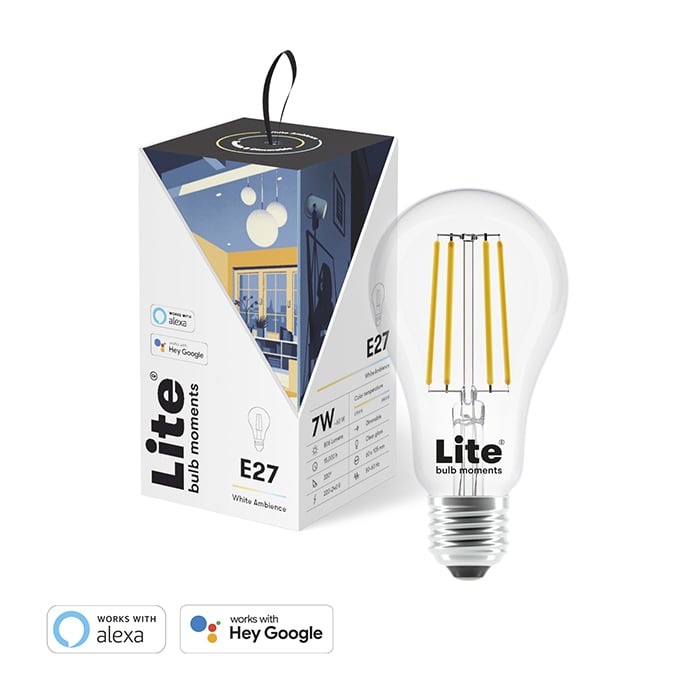 Lite bulb moments - white ambience E27 filament bulb - Single Pack - Elektronikk