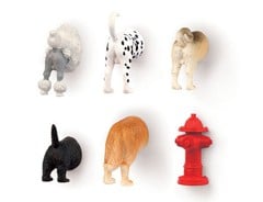 Dog Butt Magnets 6 Per Set