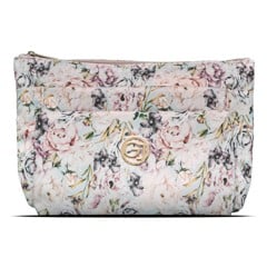 Gillian Jones - 3-room cosmetic bag - Rose flowerprint