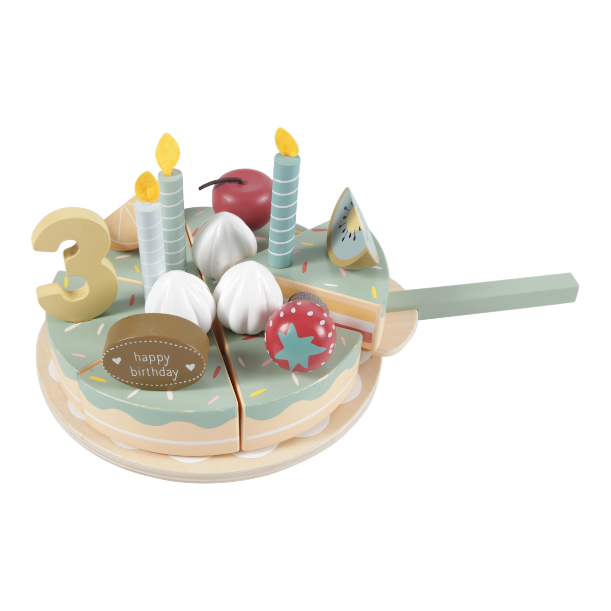 Little Dutch - Birthdaycake XL - 26 pcs (LD4494) - Leker