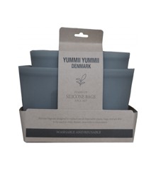 Yummii Yummii - Standup silicone bags, 3 pc mix -  Light stone (92)