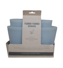 Yummii Yummii - Standup silicone bags, 3 pc mix - Sea shell (93)
