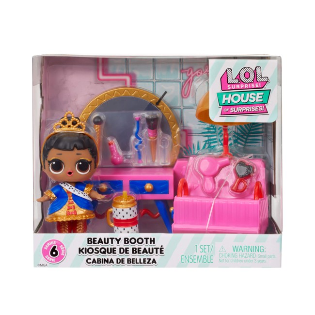 L.O.L. Surprise! - Furniture Playset with Doll S2 - Her Majesty and Beauty Booth