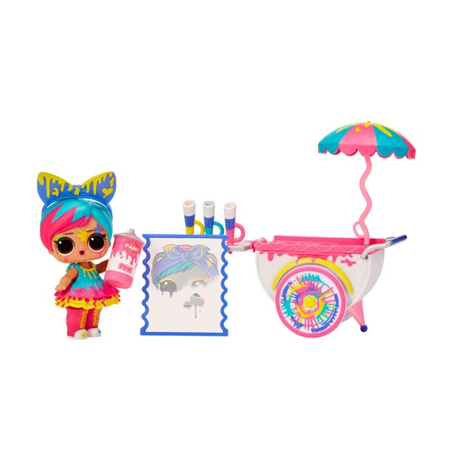 L.O.L. Surprise! - Furniture Playset with Doll S2 - Splatters and Art Cart