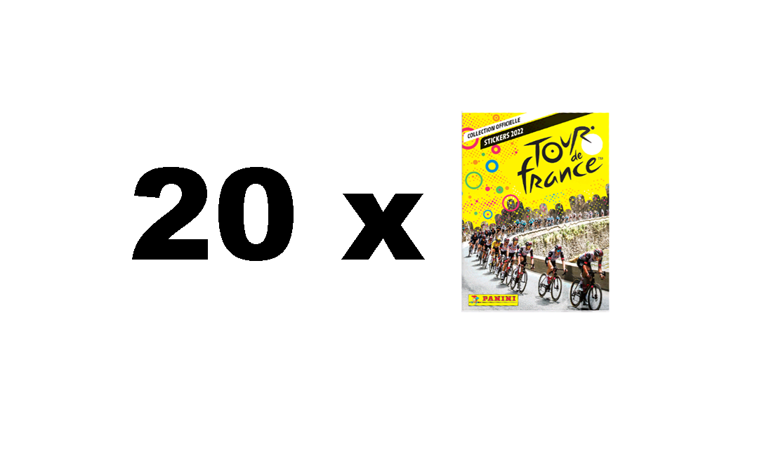 Tour de France 2022 Sticker Pakke (20 stk.)