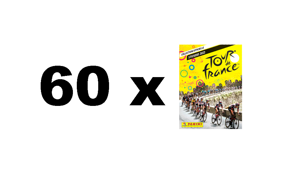 Tour de France 2022 Sticker Pakke  (60 stk)