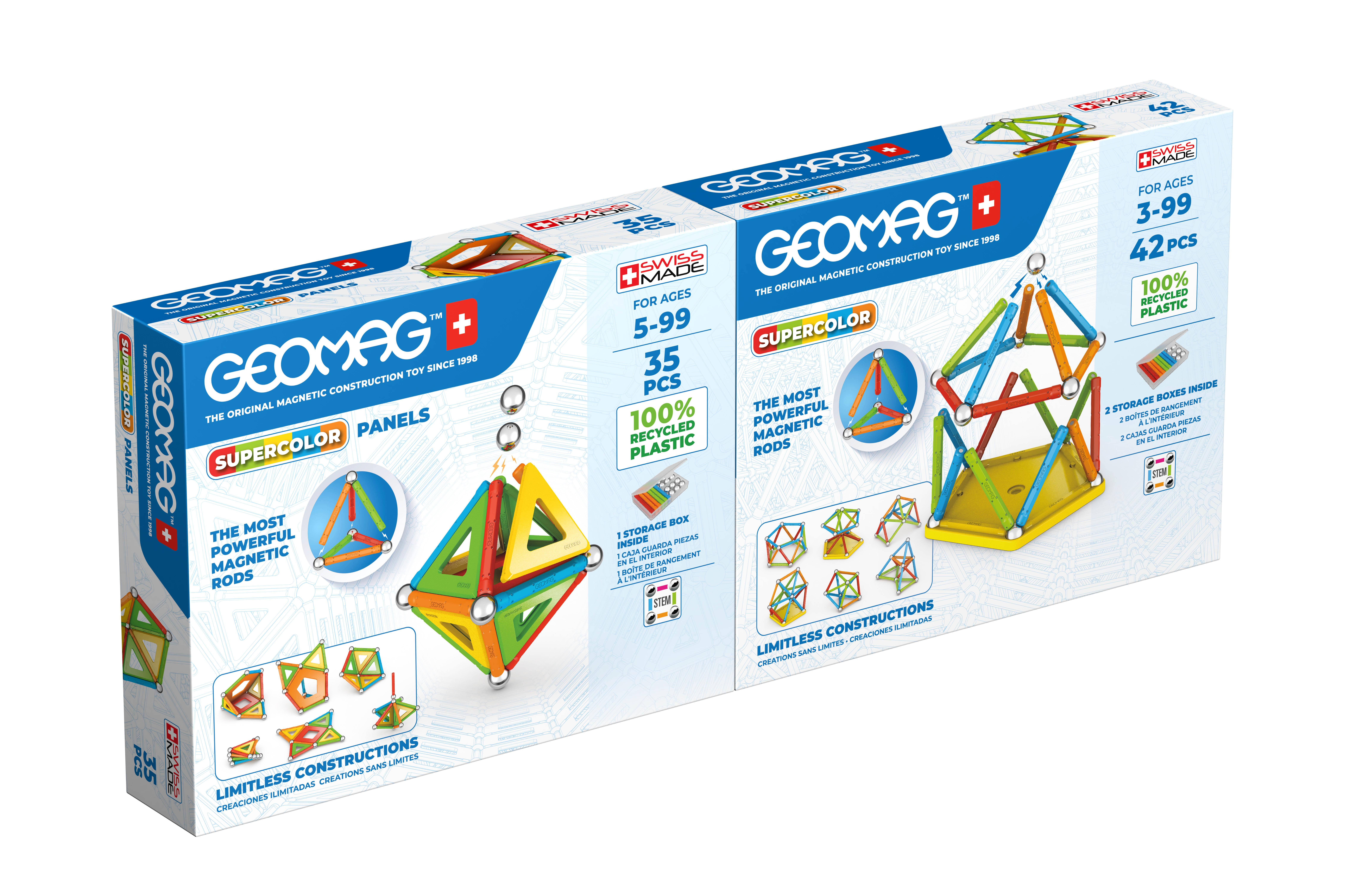 Geomag - Supercolor Double pack 35 + 42 pcs. (4815)