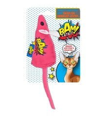 BAM! - Toy with Catnip - 10 cm - Mouse Pink - (503319006087)