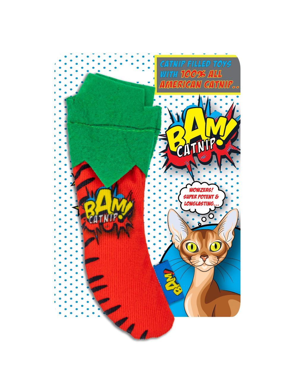 BAM! - Toy with Catnip - 16 cm - Pepper - (503319002034)