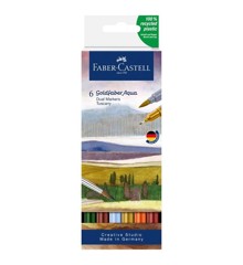 Faber-Castell - Goldfaber Aqua Dual Marker Tuscany 6x