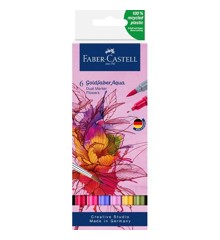 Faber-Castell - Goldfaber Aqua Dual Marker Flowers 6 stk