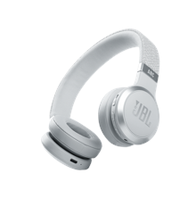 JBL - LIVE 460NC, Wireless On-Ear Noise-Cancelling Headphones with Mic, White