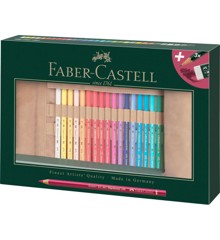 Faber-Castell - Polychromos Colour farveblyanter, 30 stk i rullepenal (110030)