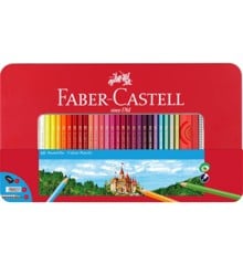 Faber-Castell - Hexagonal Colour pencils tin of 60 (115894)