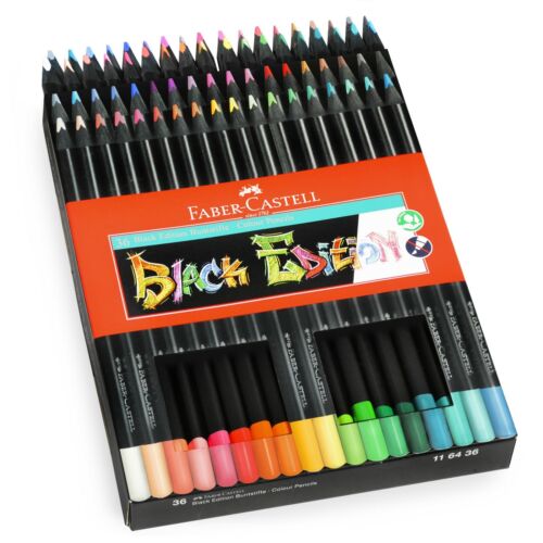 Faber-Castell - Black Edition Colour Pencils 36x - Leker